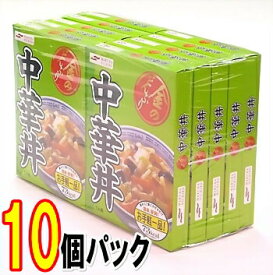 【7/20限定★エントリーして50％で最大全額ポイントバック】金のどんぶり お手軽一品 中華丼（レトルト食品) 10個パック【マルハ】