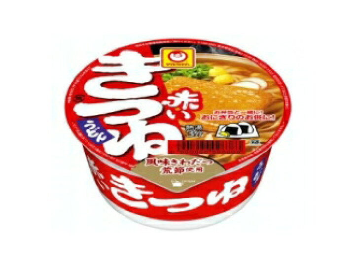 楽天市場】マルちゃん（ミニサイズ） 赤いまめきつねうどん(西向け) 1 