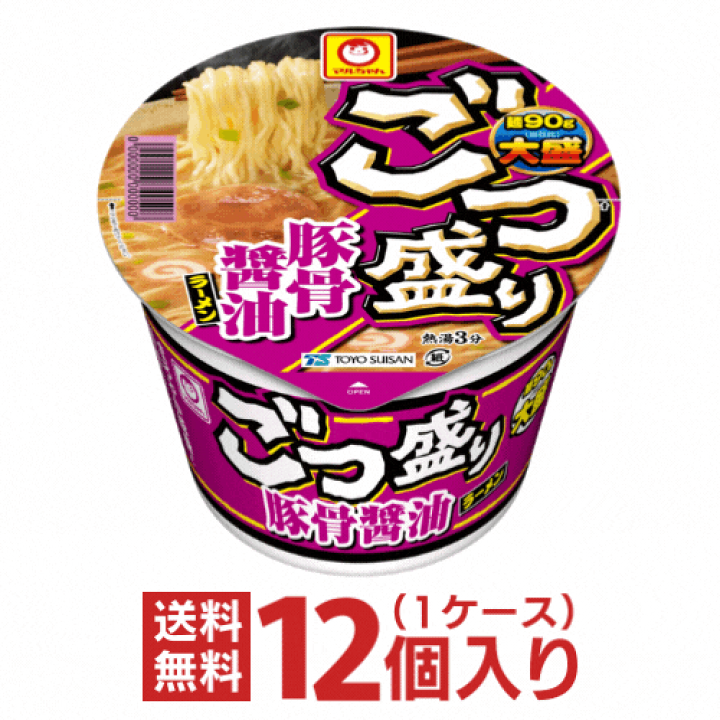 【食品詰め合わせ】カップヌードル・ごつ盛り・ご当地の一杯・油そば・カレー・菓子等 東洋水産 マルちゃん ごつ盛り ソース焼そば 1セット（12個