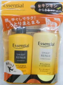 【kao】エッセンシャルスマートリペアミニセット シャンプー45ml+コンディショナー45ml