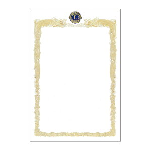 CIYNu ܏pA3(306×c436mm)/A4(219×c310mm)p L}[N2F(LIONS CLUB ^e^ \ ӏ L}[N CNWFbg  LC)