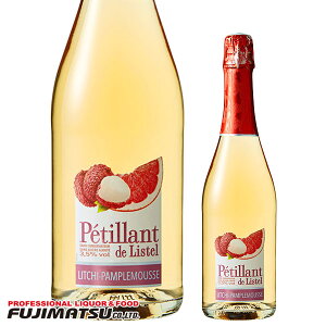 yeBAEhEXe C`sNO[vt[c 750ml Petillant de Listel Litchi & Pink Grapefruits Pamplemousse 12{܂1Ŕ\ Be[WG`Pbg摜ƈقȂꍇ