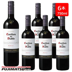 �J�b�V�F�� �f�� �f�B�A�u�� ���Z���o �������[ 750ml ×6�{ CASILLERO DEL DIABLO MERLOT �R���`�� �C �g�� ��12�{�܂�1���Ŕ����\�z���C�g�f�[ �M�t�g ��j ���l