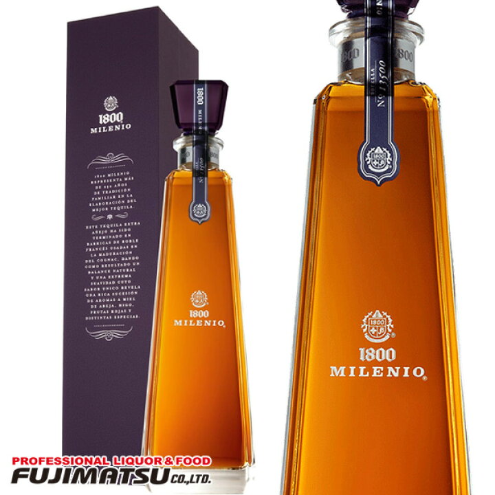 楽天市場】［数量限定品］1800 ミレニオ MILENIO 750ml テキーラ ［時間限定特価］テキーラ1800  4本