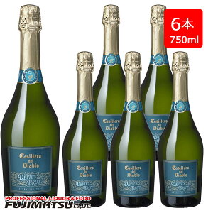 �J�b�V�F�� �f�� �f�B�A�u�� �f�r���Y�R���N�V���� �f�r���Y �u�����b�g 750ml ×6�{ CASILLERO DEL DIABLO DEVIL�fS BRUT �R���`�� �C �g�� ��12�{�܂�1���Ŕ����\�z���C�g�f�[ �M�t�g ��j ���l