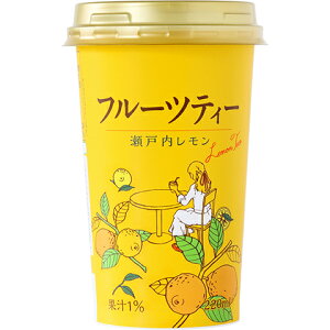 【冷蔵】スジャータ めいらく フルーツティー 瀬戸内レモン 220g×12カップ