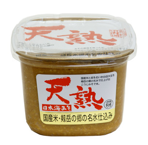 健康にいいおいしい味噌です 日本海みそ 受注生産品 与え 1kgカップ 天熟