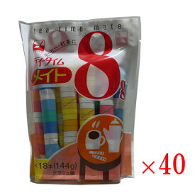 【送料無料k】(1ケース）スプーン印 ティータイムメイト （8g×18本）× 40個【三井製糖】