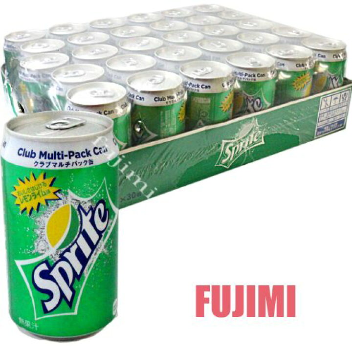 楽天市場 スプライト 350ml缶 30缶 Sprite Club Multi Pack Can Coca Cola 国産 コカコーラ Costco コストコ ホールセール ｃ ｃフジミ