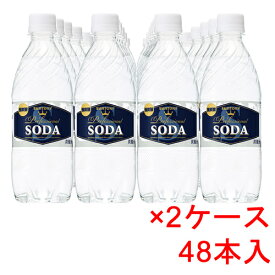 (2ケース)サントリー ソーダ 490mlペットボトル 48本 【 SUNTORY SODA ペットボトル】