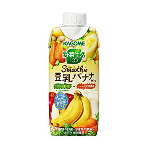 野菜生活100 Smoothie 豆乳バナナMix 330ml×12本 紙パック
