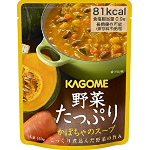カゴメ 野菜たっぷりかぼちゃスープ　160g×6袋　