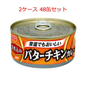 （2ケース）いなば 常温でも美味しい 深煮込みバターチキンカレー 165g 48缶 【 缶詰,inaba,カレー味,カレーライス 】