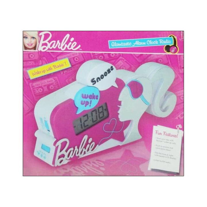 楽天市場】Barbie Glamtastic ALARM CLOCK RADIO Vintage バービー 