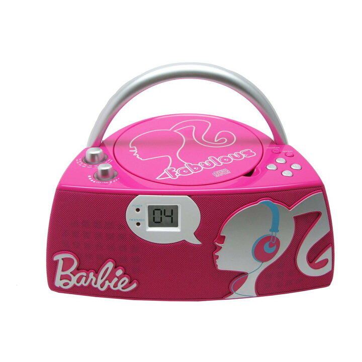 楽天市場】Barbie Glamtastic BoomBox バービー ラジオ CDプレイヤー 