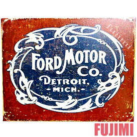 【送料無料】 FORD MOTOR レトロ看板 1枚 【 フォード コレクション 広告 ノベルティグッズ ブリキ サイン フォード モーター 】