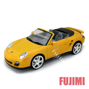 MotorMax i[^[}bNXj Porsche 911 Turbo Cabriolet yel 1/24 CG[ |VF JuI ~jJ[