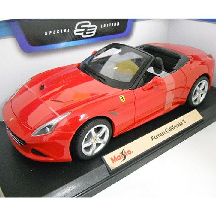 楽天市場】Maisto (マイスト) Ferrari California T 1/18 レッド 