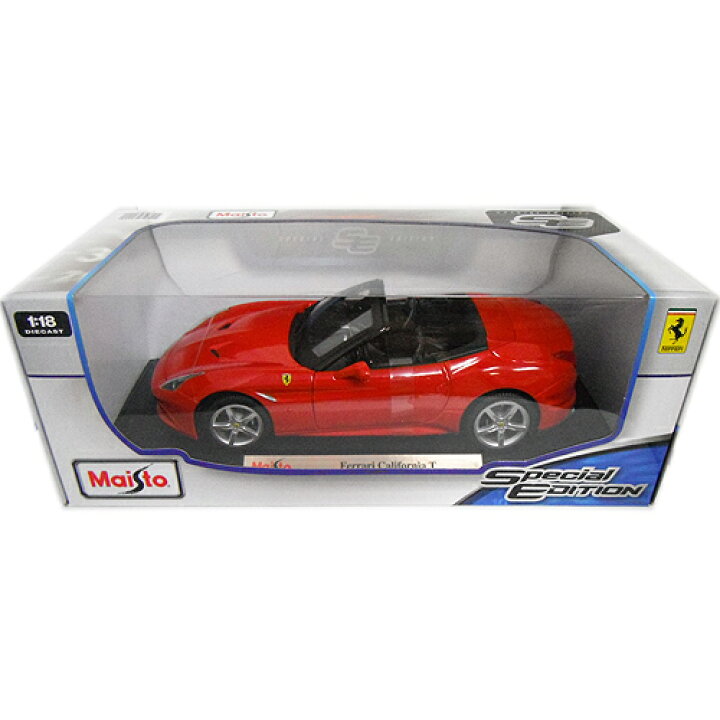 楽天市場】Maisto (マイスト) Ferrari California T 1/18 レッド 