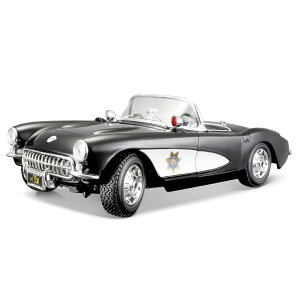 Maisto (}CXg) 1957 Chevrolet Corvette Police C1 1/18 ubN V{[Rxbg AJ|X |XJ[ ~jJ[