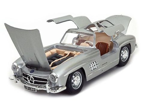 Mercedes Benz 300 SL 1954 Silver 1/18 Bburago 【 メルセデス ベンツ 銀 シルバー ブラーゴ  スポーツカー ミニカー ダイキャストカー 力道山 石原裕次郎 】【150812】 | ホールセール　Ｃ＆Ｃフジミ