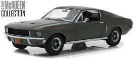 Ford 1968 Mustang Unrestored Steve McQueen Green 1/24 GrennLight 【ダイキャストカー フォード マスタング BULLITT グリーンライト スティーブ マックイーン アンレストア ミニカー】