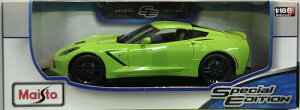 Maisto (}CXg) 2014 Corvette Stingray Z51 1/18 O[ V{[ Rxbg XeBOC ~jJ[