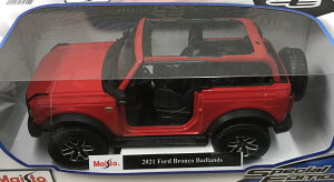 Maisto (}CXg) 2021 Ford bronco Badlands 1/18 bh tH[h uR obhY ~jJ[