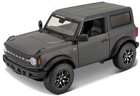 Maisto (マイスト) 2021 Ford Bronco Badlands 1/24 グレー フォード ブロンコ バッドランズ ミニカー