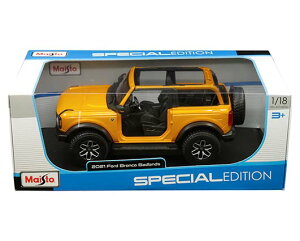 Maisto (}CXg) 2021 Ford bronco Badlands 1/18 CG[ tH[h uR obhY ~jJ[