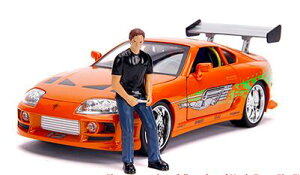 JADA (W_) FAST&FURIOUS 1995 Toyota Supra With Brian Figure 1/18 IW ChXs[h g^ X[v uCA tBMAt ~jJ[