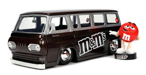 JADA (�W���_) M&M�fs 1965 Ford Econoline Brown 1/24 �G�� �A���h �G���Y �t�H�[�h �G�R�m���C�� �t�B�M���A�t�� �~�j�J�[