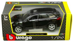 Bburago iu[SjPorsche Cayenne Turbo 1/24 ubN |VF JCG ^[{ ~jJ[