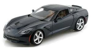�y���P����B�z Maisto (�}�C�X�g) 2014 Corvette Stingray 1/18 �u���b�N �R���x�b�g �X�e�B���O���[ �~�j�J�[