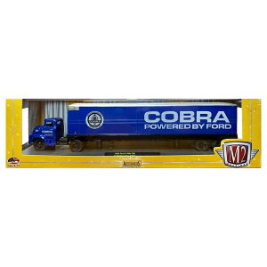 M2 Machines�i�G���c�[�}�V�[���j 1956 Ford C-500 COE & Shelby Cobra Trailer 1/64 AUTO-HALILERS�i�I�[�g�n�E���[�j �t�H�[�h �g���b�N C�V���[�Y �V�F���r�[�R�u�� �~�j�J�[