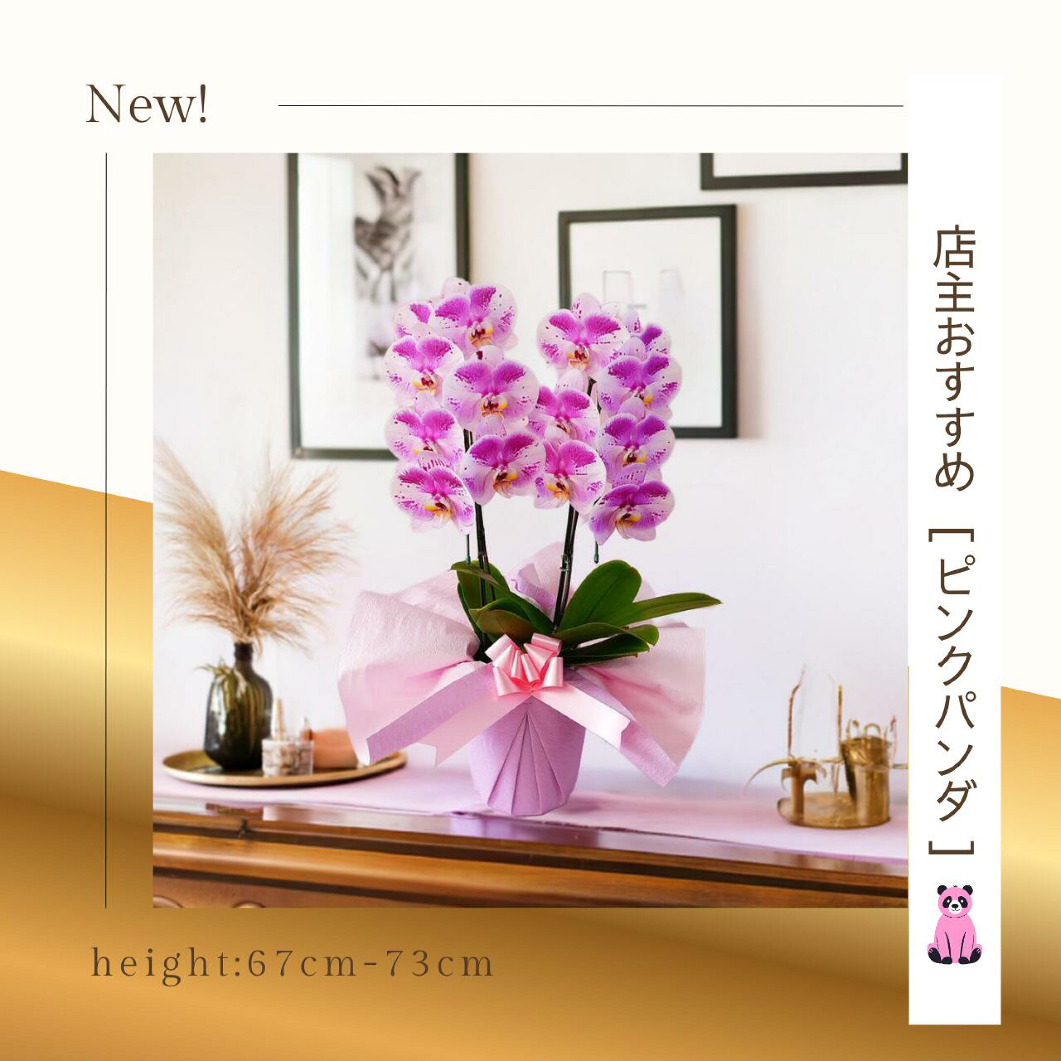 新商品リリース！「ピンクパンダ2本立ち」