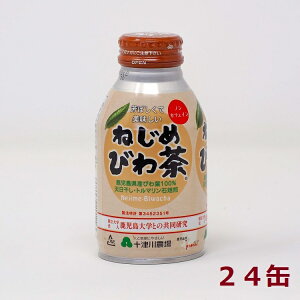 ねじめびわ茶 ボトル缶 290ml24本入りねじめびわ茶の味も風味もそのままに手軽に飲める「ねじめびわ茶ボトル缶」 十津川農場 鹿児島県産 枇杷茶 ボトル【お取り寄せ商品】
