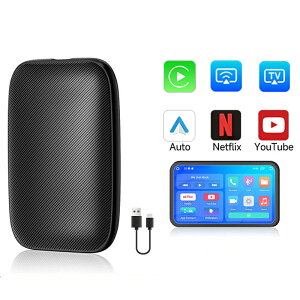 CX CarPlay Ai BoxA_v^[ ԍAndroid Auto vOAhvC ڑ ԎΉ Youtube/Netflix ȂǓ掋\ V^ԍڃfBA{bNX