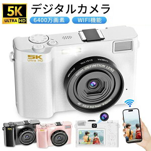 ���K�i �f�W�^���J���� WIFI�Ή� 5K �f�W�J�� ���{���`�b�v 6400����f �f���A�������Y �X�}�z�ɑ���� 18�{�Y�[�� �I�[�g�t�H�[�J�X�@�\ ��U��␳ �E�F�u�J���� ���B��