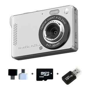 デジタルカメラ 4K 防塵 かわいい 5000万画素 高画質 軽量 2.8インチ 16倍ズーム 高倍率 手ぶれ補正 オートフォーカス キッズカメラ 一眼レフカメラ 初心者 2025