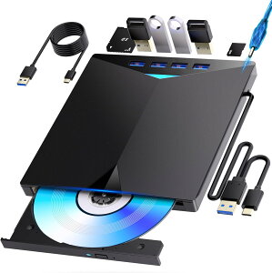DVD�h���C�u �ԍڗp DVD �O�t�� USB3.0 �u���[���C�h���C�u�O�t���I����ɑ����y���������萫�I�O�t���u���[���C�h���C�u USB-A/C�Ή� BD/DVD/CD �Đ��E�ǂݍ��݁E�������ݑΉ� �|�[�^�u�� �É� ��