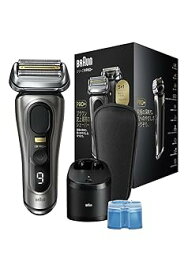【中古】ブラウン 電気シェーバー シリーズ9 PRO+ 電動 髭剃り メンズ 9555cc シェーバー本体 5 in 1 洗浄機付きモデル 防水設計 5+1 カットシステム 進