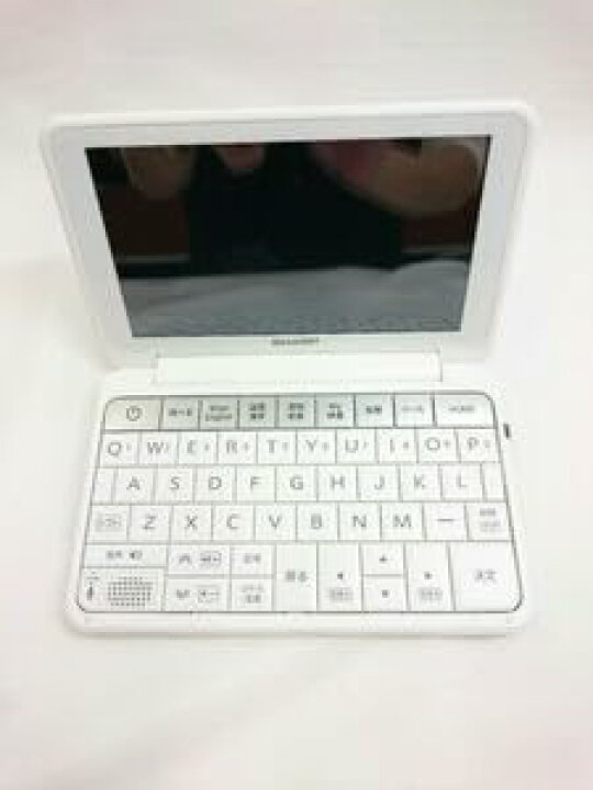 楽天市場】【中古】SHARP電子辞書 Brain PW-SA4-W ホワイト系 : ふじ 