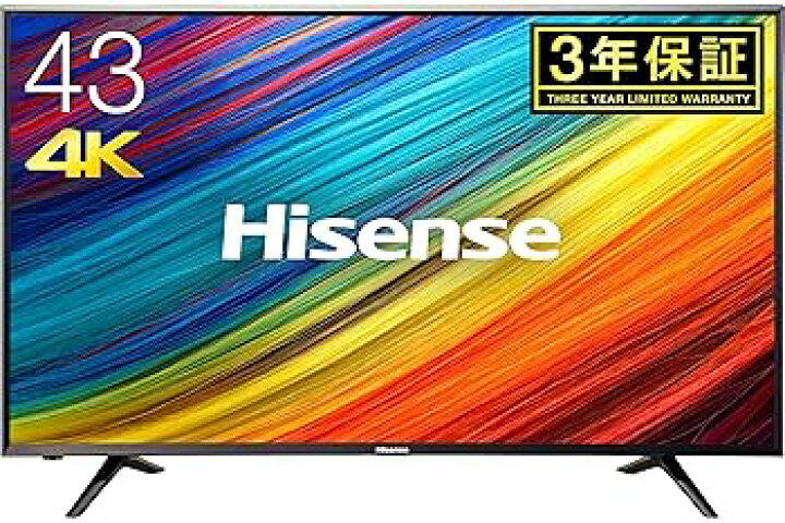 楽天市場】【中古】ハイセンス 43V型 液晶 テレビ HJ43N3000 4K 外付け 