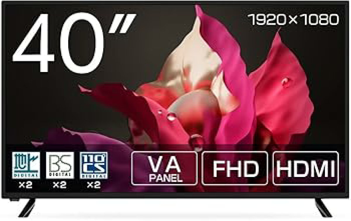 中古】 テレビ 40型 40インチ 地上・BS・110度CS フルハイビジョン液晶 