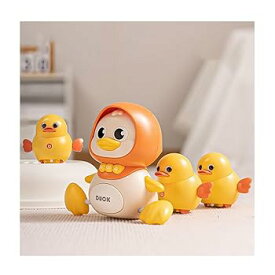 【中古】Popgaga 赤ちゃん おもちゃ アヒル親子 ママ1羽+子3羽 0歳 早期知育玩具 ベビーおもちゃ 男の子 女の子 音楽 ライト付き 寝かしつけ 誕生日 出産