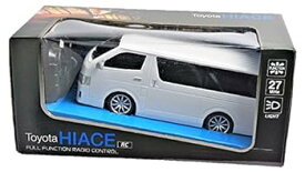 【中古】トヨタ・ハイエース ラジコン 幅9.5X長さ19×高さ7.5 WHITE ホワイト