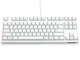 【中古】FILCO Majestouch2 HAKUA Tenkeyless 静音モデル 87US ASCII配列テンキーレスタイプ USB/PS2両対応 マットホワイト FKBN87MPS/EMW2