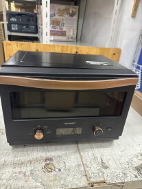 〈中古〉シャープ オーブン レンジ RE-SD18A-B ブラック フラット スタイリッシュ お洒落 一人暮らし トースト機能　ジャンク品