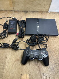 〈中古〉PlayStation 2 チャコール・ブラック (SCPH-77000CB) 【メーカー生産終了】